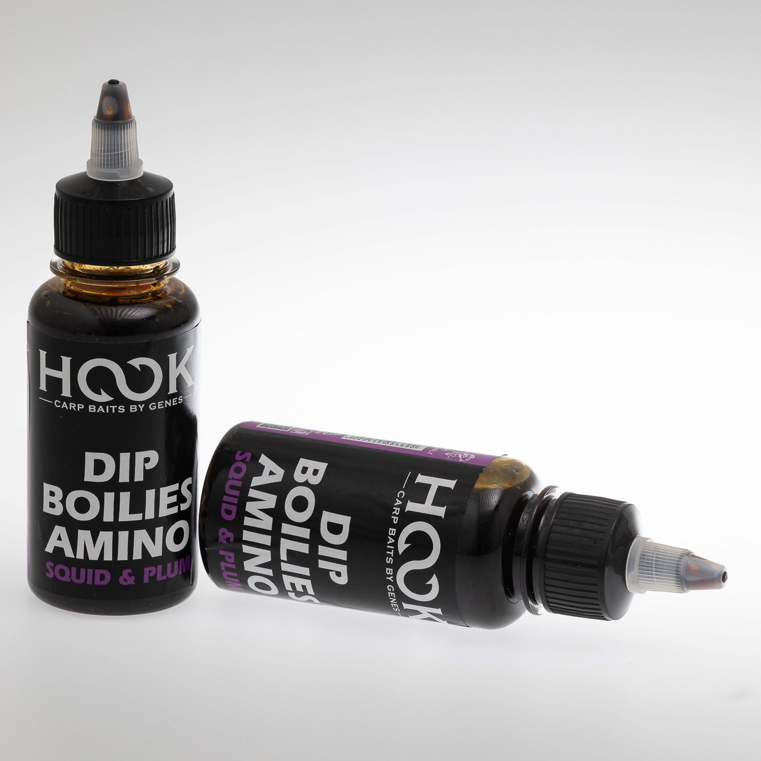 DIP Boilies AMINO HOOK BAITS - 100 ML - SQUID & PLUM - H3890