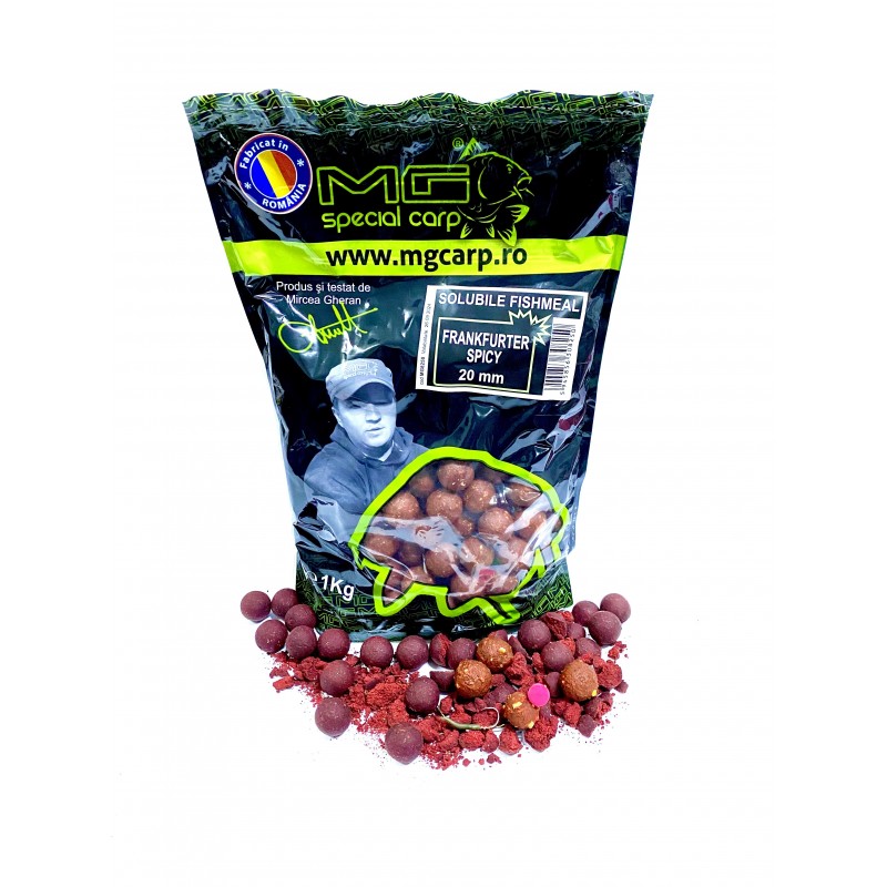 Boilies Solubil MG Special Carp Frankfurter 20mm / 1kg - MG8250 Boilies Solubil MG Special Carp Frankfurter 20mm / 1kg - MG8250