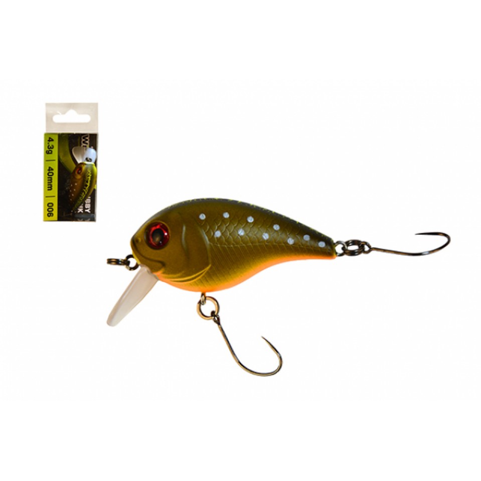 VOBLER WIZARD CHUBBY CRANK 4 cm 4,3 g YELLOW - 82751106 VOBLER WIZARD CHUBBY CRANK 4 cm 4,3 g YELLOW - 82751106