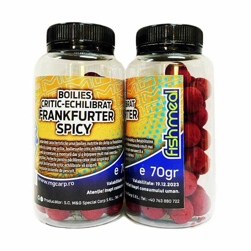 Boilies Fishmeal Critic Echilibrat MG Special Carp Frankfurter 15mm / 70gr - MG2767 Boilies Fishmeal Critic Echilibrat MG Special Carp Frankfurter 15mm / 70gr - MG2767
