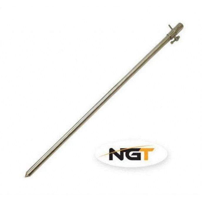 SUPORT TELESCOPIC INOX NGT BANK STICK 30-50CM - NGT-FRR-BS-SS-MED