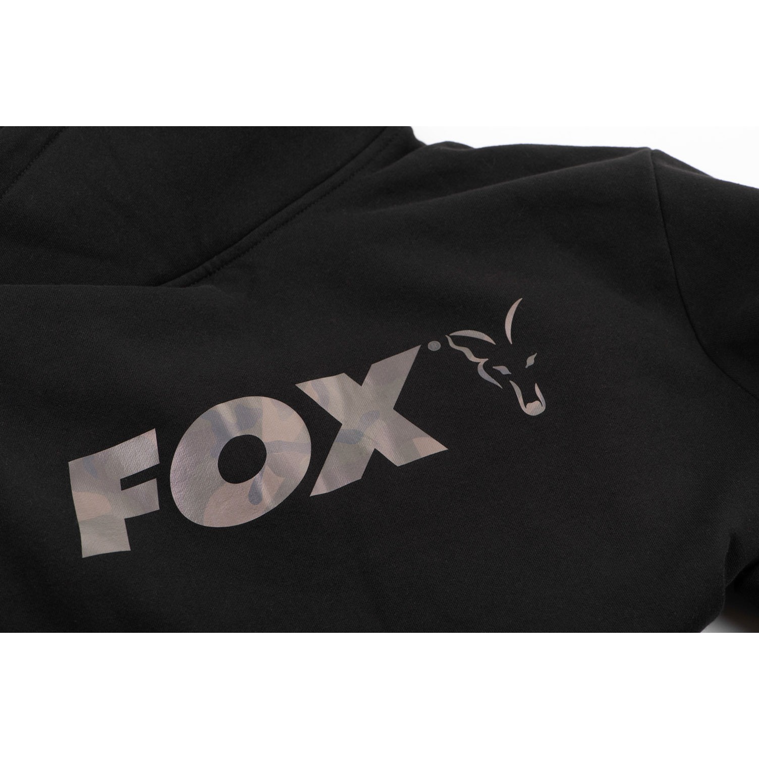 Hanorac Fox Black Camo High Neck Hoody Marimea S - CFX073