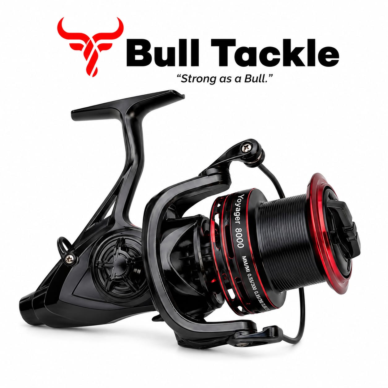 MULINETA CRAP BULL TACKLE VOIAGER 8000, 6 RULMENTI, CU BAIT RUNNER, 4.9:1 - BULL6434