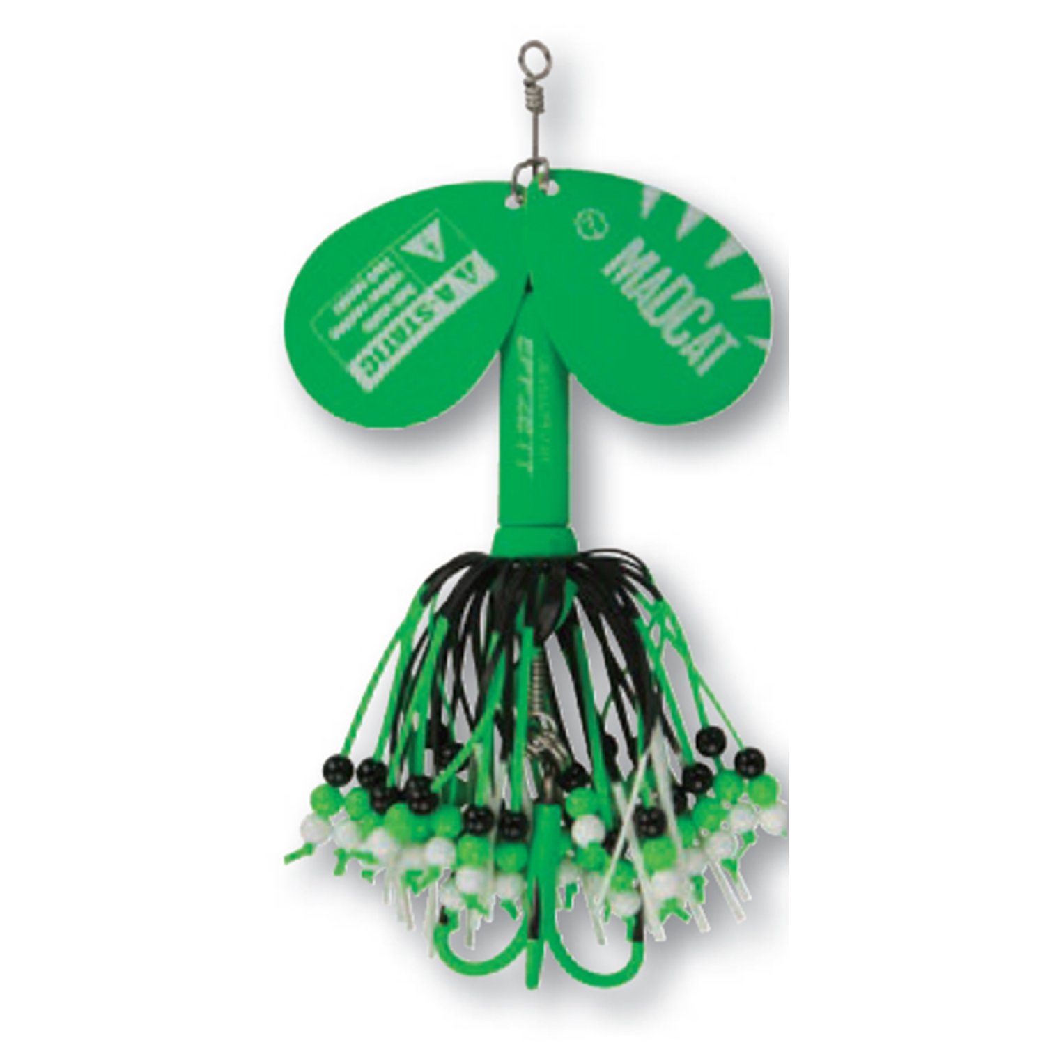 Madcat A-Static Rattlin Teaser Spinners 75gr Green - 80952432 Madcat A-Static Rattlin Teaser Spinners 75gr Green - 80952432