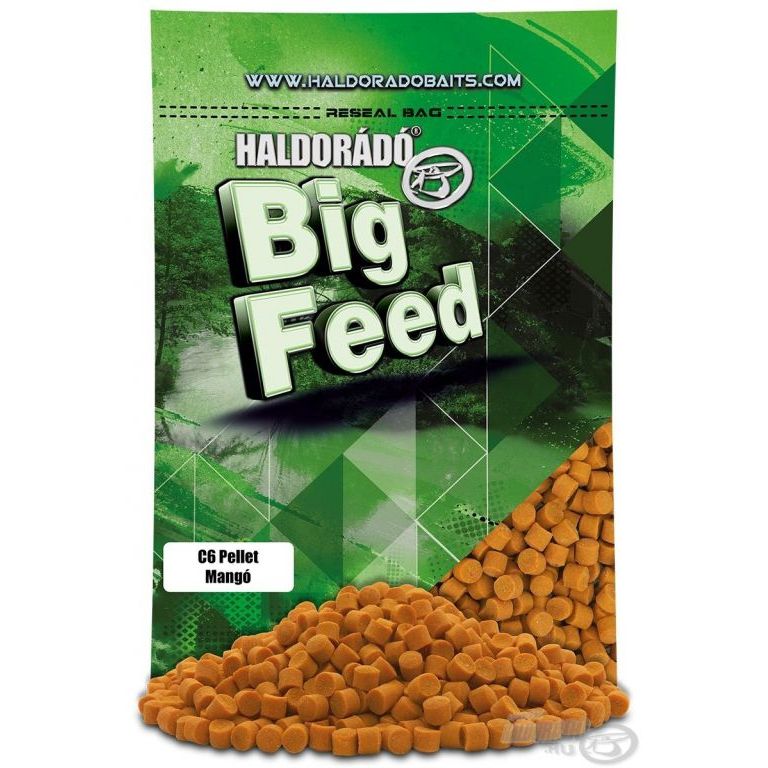 PELETE Haldorado Big Feed - C6 Pellet - Mango,6 mm, 800g - HD21510 PELETE Haldorado Big Feed - C6 Pellet - Mango,6 mm, 800g - HD21510