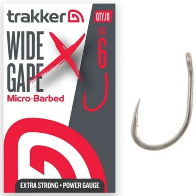 Trakker Wide Gape XS Hooks Size 4 (Micro Barbed) - 227132