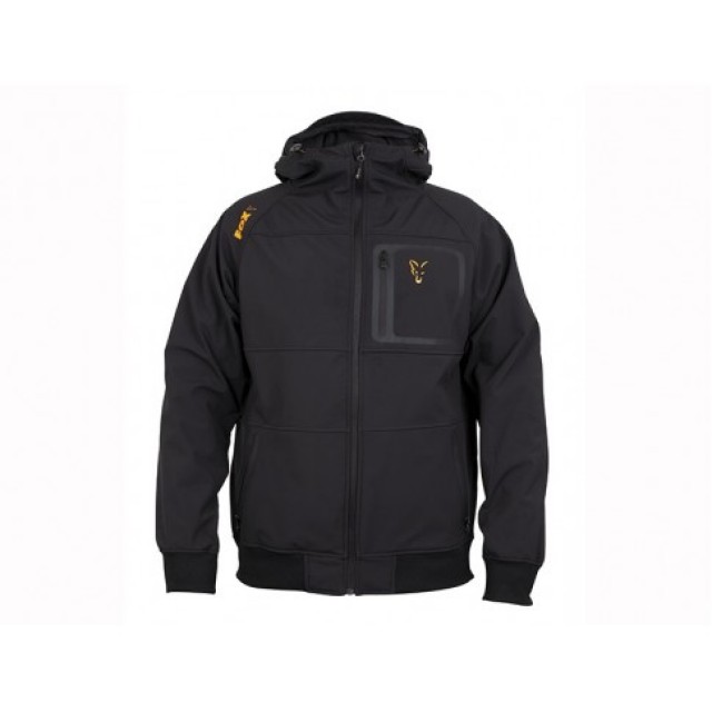 JACHETA FOX SOFTSHELL COLLECTION ORANGE & BLACK SHELL HOODIE-LARGE - CCL087 JACHETA FOX SOFTSHELL COLLECTION ORANGE & BLACK SHELL HOODIE-LARGE - CCL087