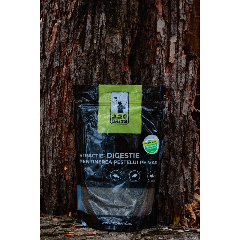 MICROPELETE 2.20BAITS FISH GREEN BETAINE, 2MM, 800G - BAITS005 MICROPELETE 2.20BAITS FISH GREEN BETAINE, 2MM, 800G - BAITS005