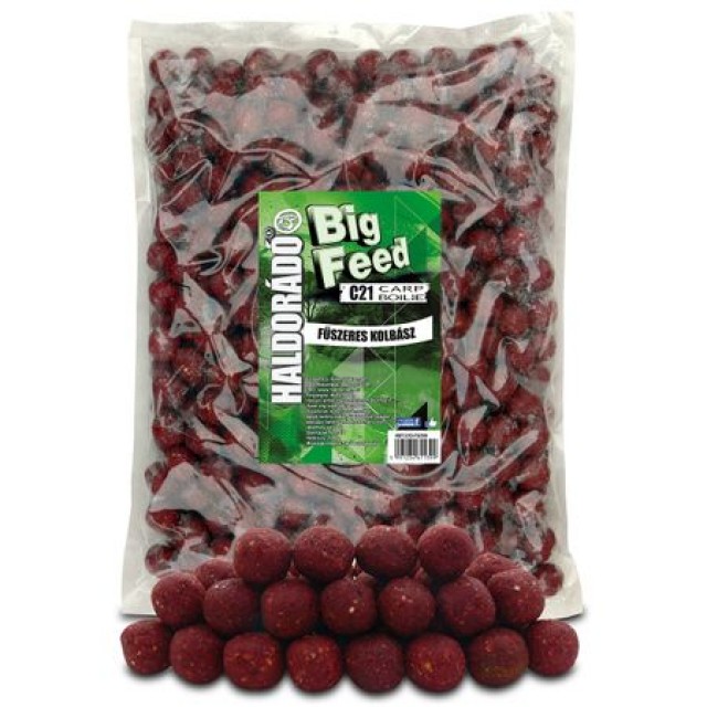 Boilies Haldorado Big Feed - C21 Boilie - Carnati Condimentat 2,5 kg - HBFC21B-FS2500