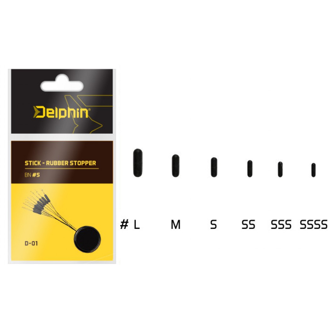 Opritor Delphin Stick - Rubber stopper, marimea S,10buc/plic - 969D01004