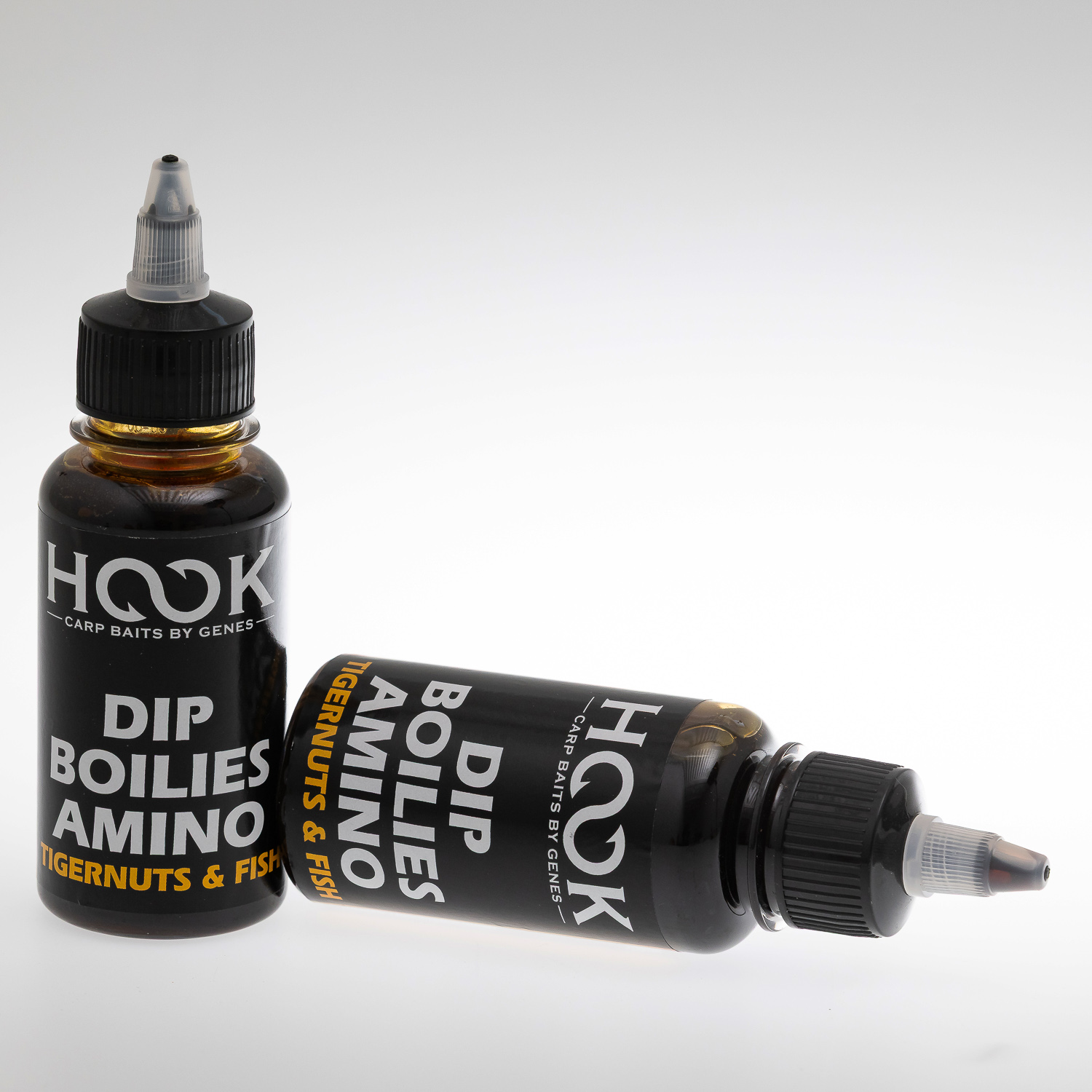 DIP Boilies AMINO HOOK BAITS - 100 ML - TIGERNUTS & FISH - H3876