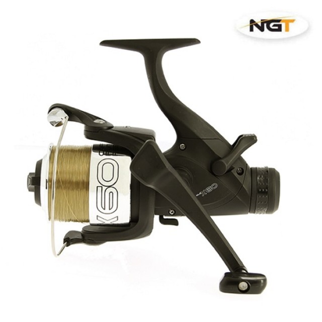 Mulineta NGT MAX60 Carp Runner cu Baitrunner (2rulmenti} - NGT-FRL-MAX60-LINE