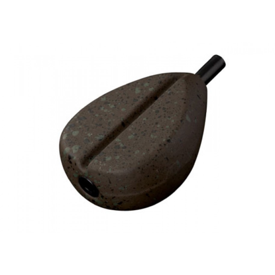 PLUMB PARA INLINE FOX CAMOTEX FLAT PEAR LEADS INLINE-GROOVED 100 GR - CLD215 PLUMB PARA INLINE FOX CAMOTEX FLAT PEAR LEADS INLINE-GROOVED 100 GR - CLD215