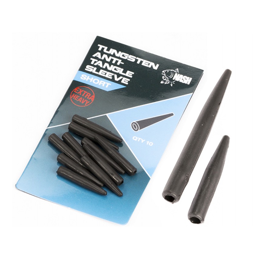 TUB ANTITANGLE NASH TUNGSTEN ANTI TANGLE SLEEVE SHORT 10BUC/PLIC - T8714 TUB ANTITANGLE NASH TUNGSTEN ANTI TANGLE SLEEVE SHORT 10BUC/PLIC - T8714