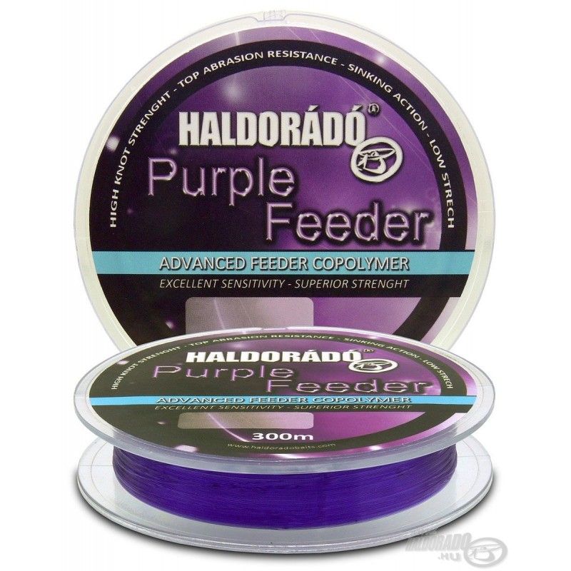 FIr Monofilament Haldorado Purple feeder 0,22mm / 300m - 6.28kg - HDPFE-22 FIr Monofilament Haldorado Purple feeder 0,22mm / 300m - 6.28kg - HDPFE-22