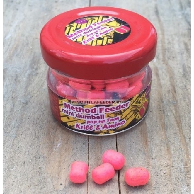 Momeala de carlig FeederX - Method Feeder Mini Dumbell Krill & Amino - PLF037 Momeala de carlig FeederX - Method Feeder Mini Dumbell Krill & Amino - PLF037