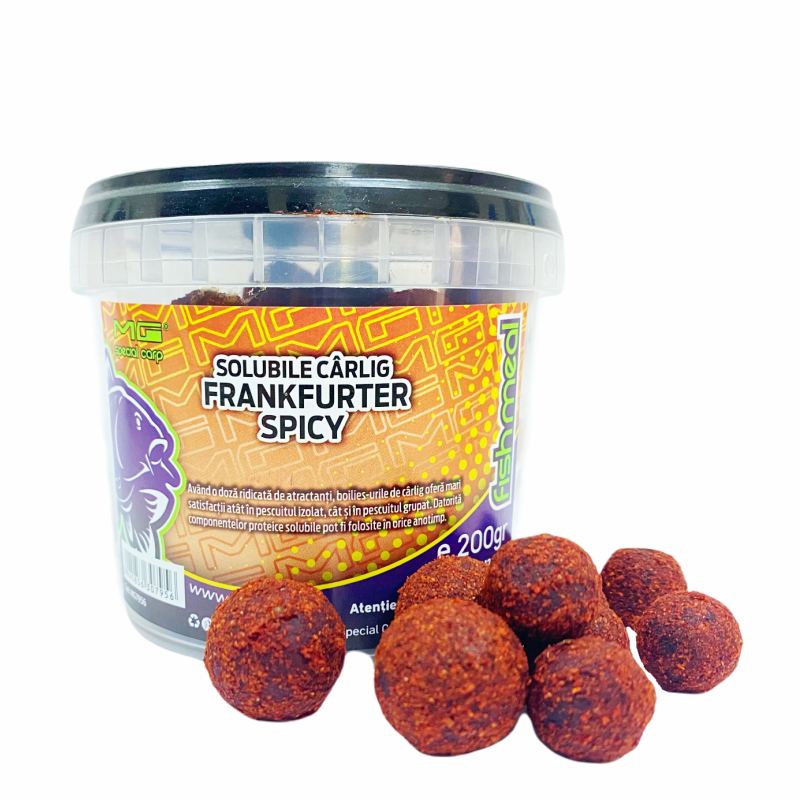 Boilies Solubil De Carlig MG Special Carp Frankfurter 15-20mm / 200gr - MG7956 Boilies Solubil De Carlig MG Special Carp Frankfurter 15-20mm / 200gr - MG7956