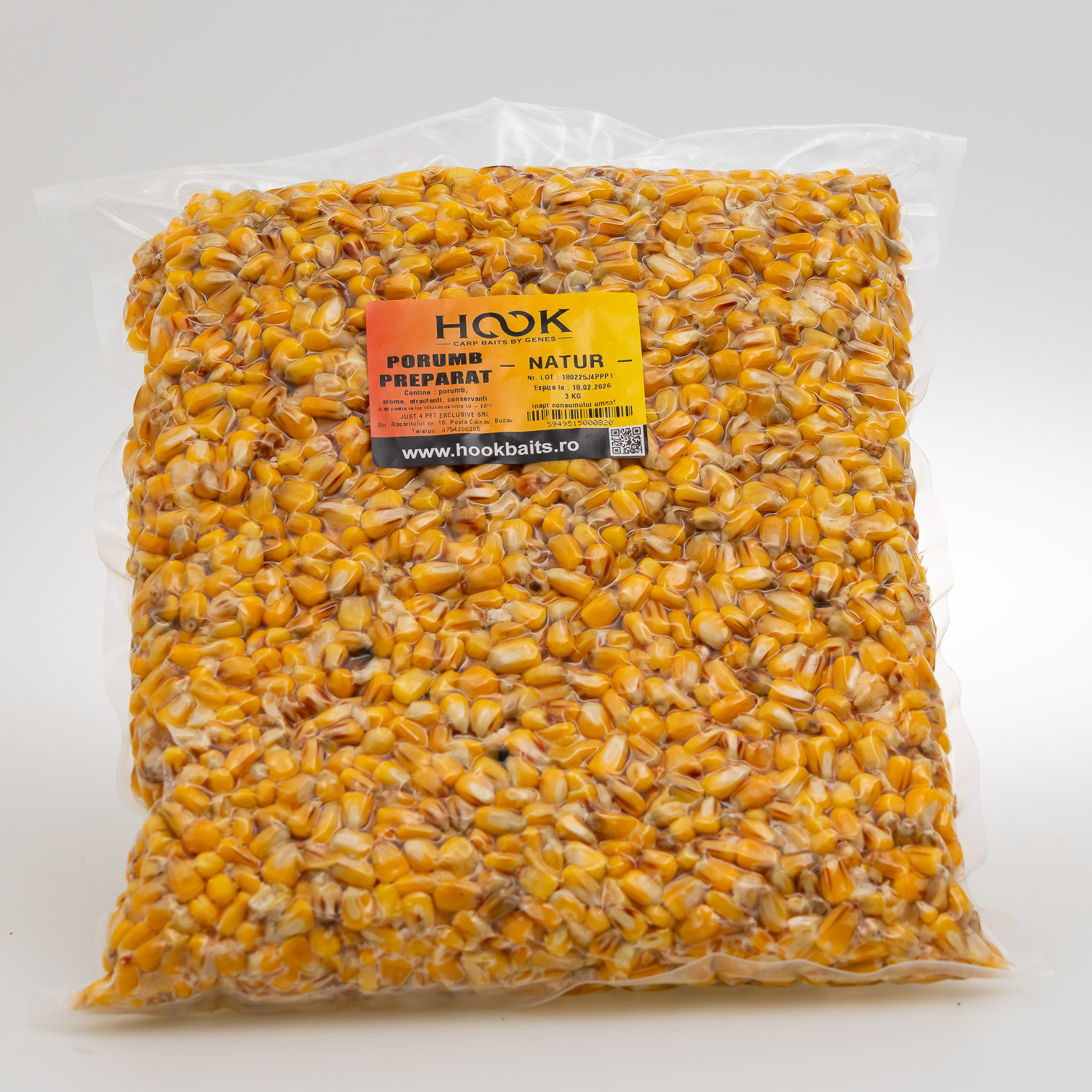 PORUMB PREPARAT HOOK BAITS - USTUROI, 3 KG - H0899