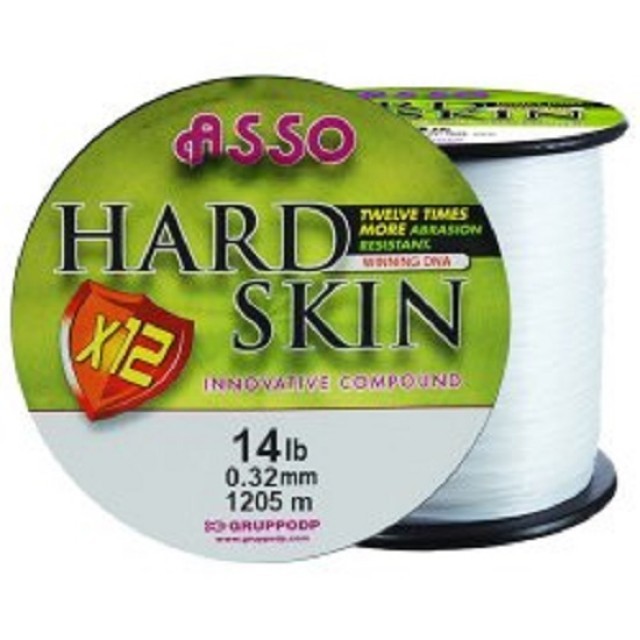 ASSO HARD SKIN - Solid White 0.30mm 12 Lb ~ 1430m - 607080044