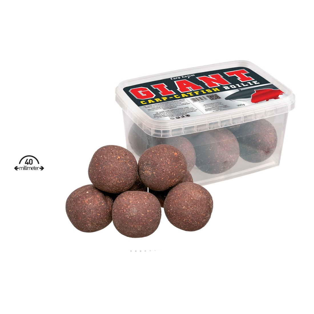 BOILIES CARP ZOOM GIANT CRAP-CATFISH 40MM 300GR BLOODY - CZ1592 BOILIES CARP ZOOM GIANT CRAP-CATFISH 40MM 300GR BLOODY - CZ1592