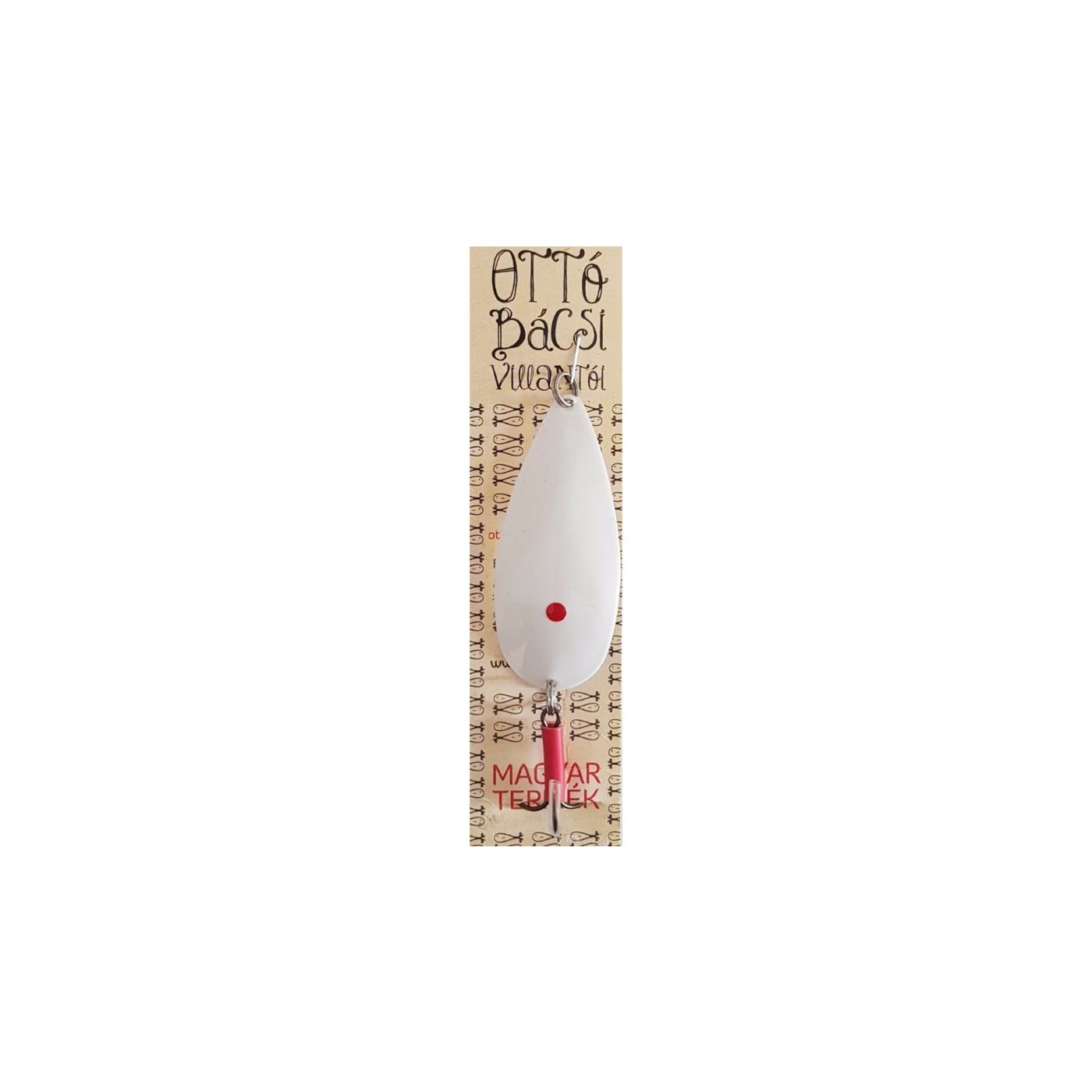 LINGURA OSCILANTA OTTO BACSI LUTRA 7.8CM 11G FLUO WHITE - LU UO00211012 LINGURA OSCILANTA OTTO BACSI LUTRA 7.8CM 11G FLUO WHITE - LU UO00211012