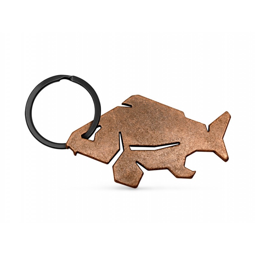 Breloc cu deschizator de sticle Delphin CARPENER bronz 6,8x3,8cm - 101004736 Breloc cu deschizator de sticle Delphin CARPENER bronz 6,8x3,8cm - 101004736