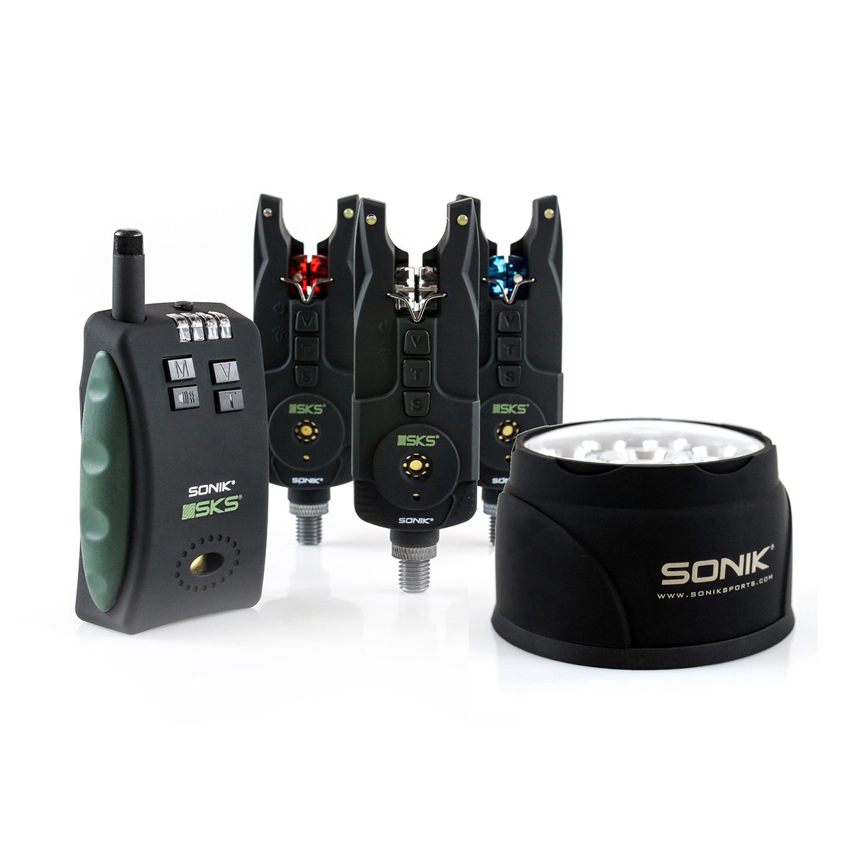 Avertizor Sonik SET+lampa cort Sks 3+1 Alarm+bivvy Lamp - SN707342 Avertizor Sonik SET+lampa cort Sks 3+1 Alarm+bivvy Lamp - SN707342
