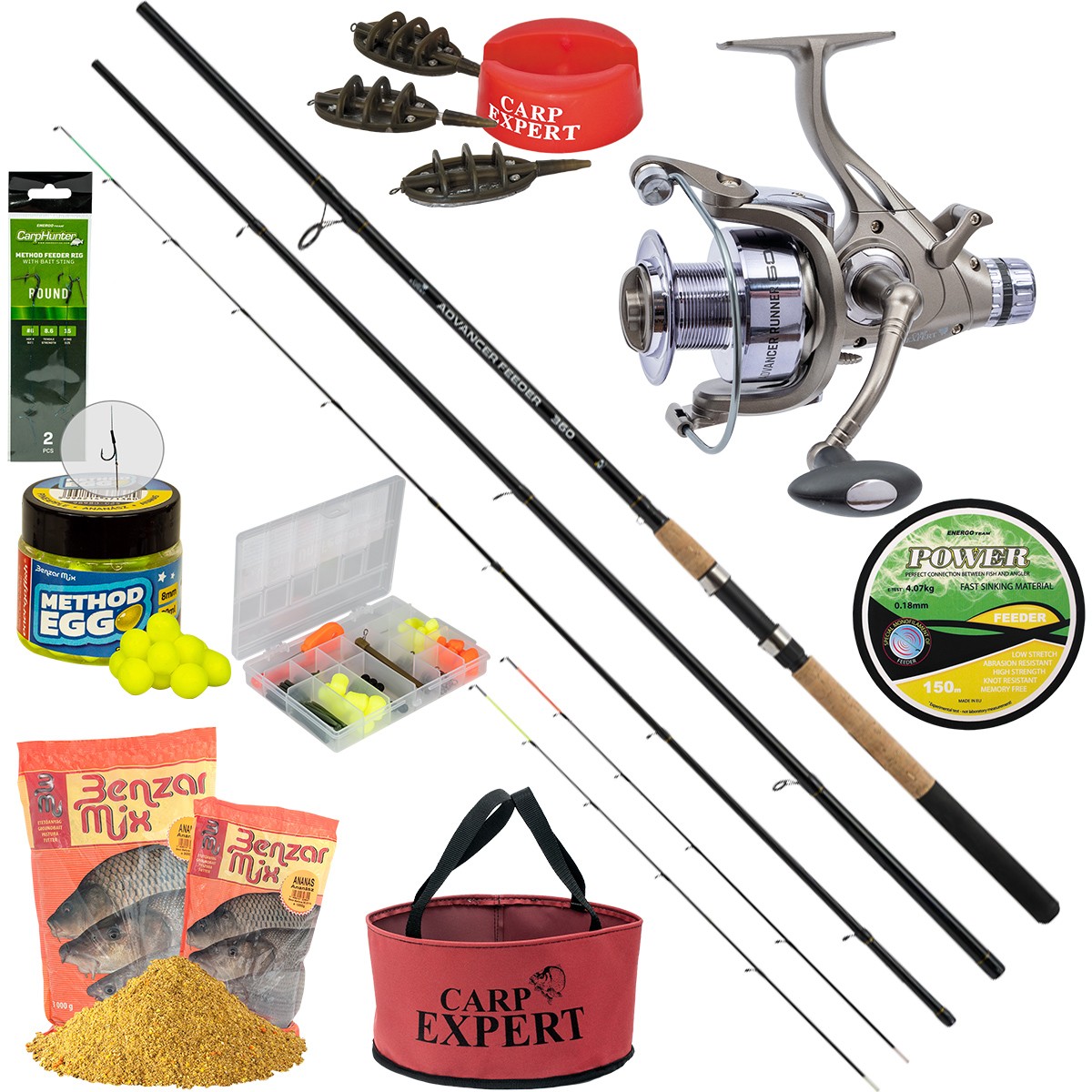 SET CARP EXPERT ADVANCER METHOD FEEDER LANSETA 3.60m+MULINETA+ACCESORII - 12046019 SET CARP EXPERT ADVANCER METHOD FEEDER LANSETA 3.60m+MULINETA+ACCESORII - 12046019