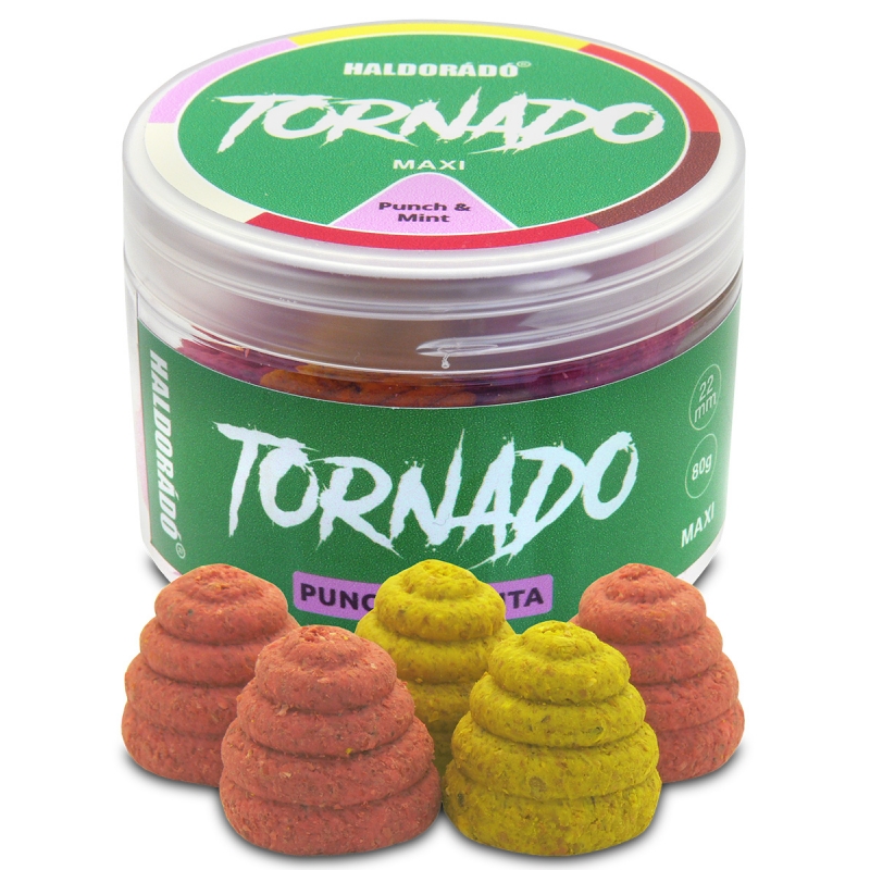 Pelete de carlig Haldorado TORNADO MAXI 22 mm , 80g - Punch & Menta - HD19753 Pelete de carlig Haldorado TORNADO MAXI 22 mm , 80g - Punch & Menta - HD19753