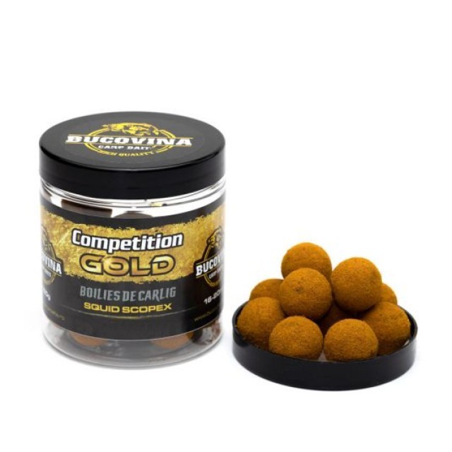 BOILIES SOLUBIL DE CARLIG SOLUBIL BUCOVINA BAITS COMPETITION GOLD, 16/20MM, 150G - BC044