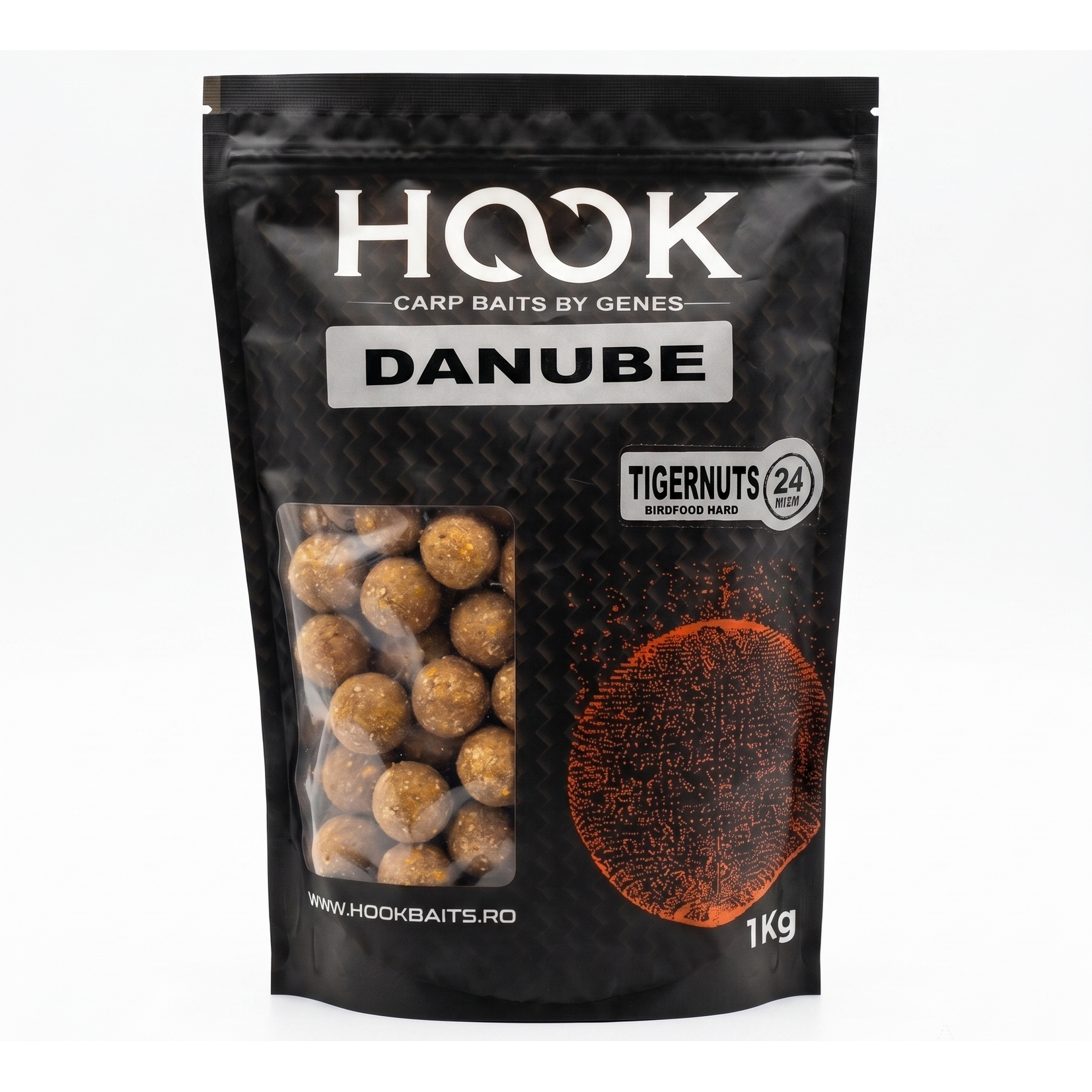 Boilies HOOK BAITS BF HARD - TIGERNUTS, 24 MM, 1 KG - H4521