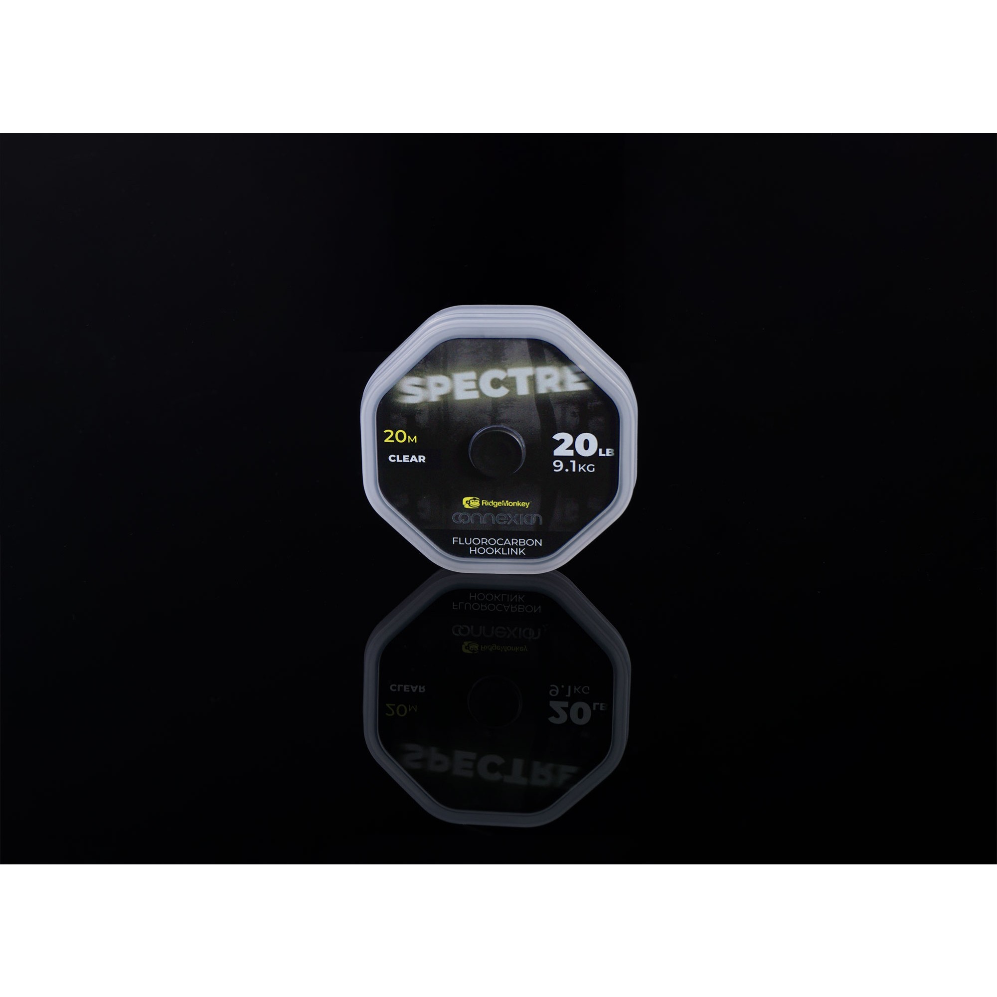 Fir Fluorocarbon RidgeMonkey Spectre hooklink 20m 20lb (9.1kg) transparent - RMT328 Fir Fluorocarbon RidgeMonkey Spectre hooklink 20m 20lb (9.1kg) transparent - RMT328