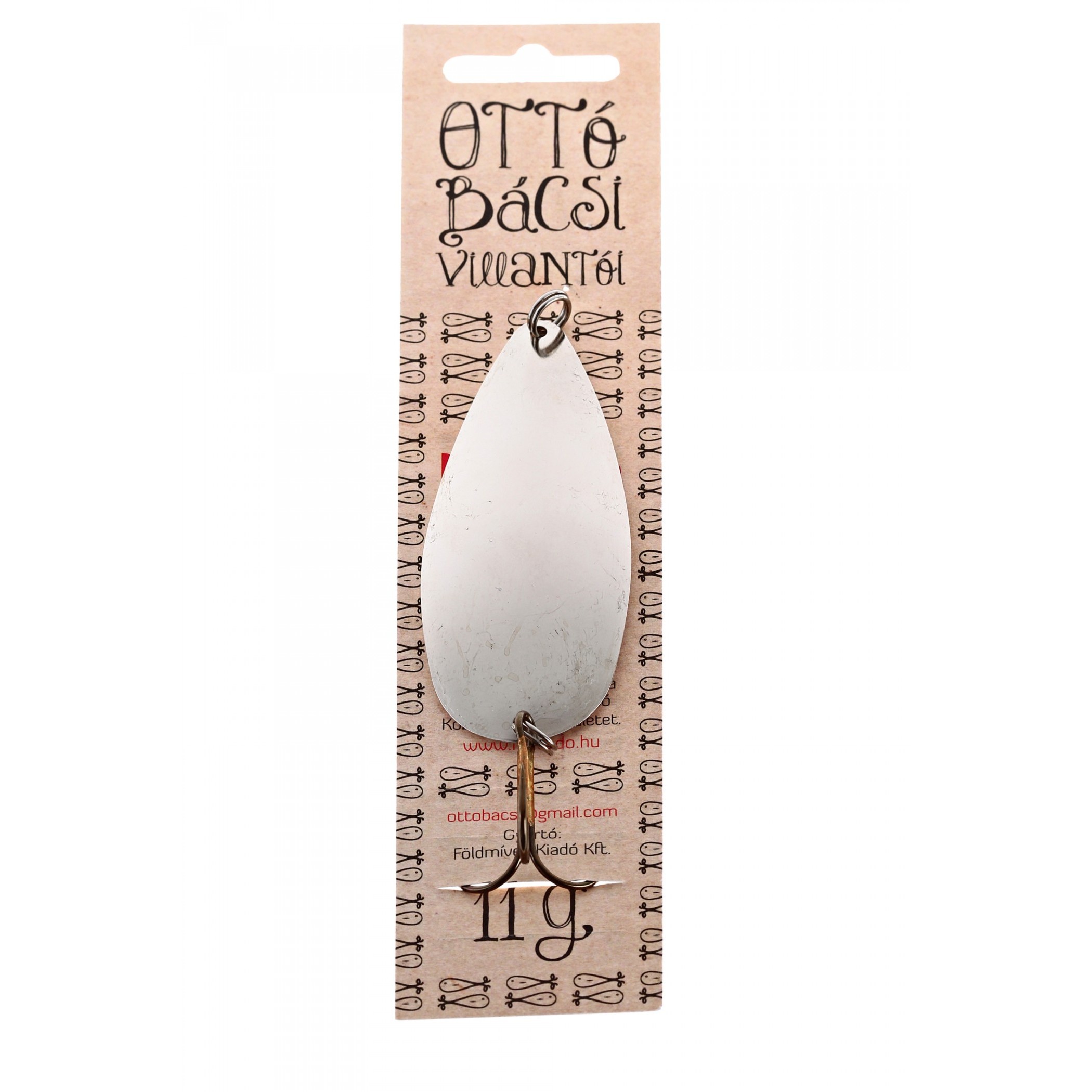 LINGURA OSCILANTA OTTO BACSI LUTRA 7.8CM 11G SILVER - LU UO00211002 LINGURA OSCILANTA OTTO BACSI LUTRA 7.8CM 11G SILVER - LU UO00211002