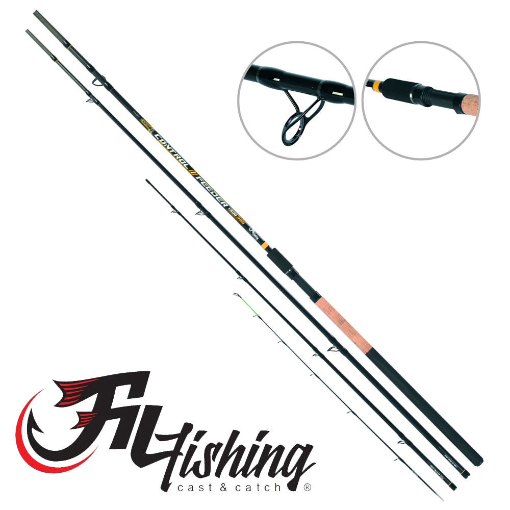LANSETA FILFISHING CONTROL FEEDER CARBON 3.6 M, 130 GR, 3+3 - FIL1191