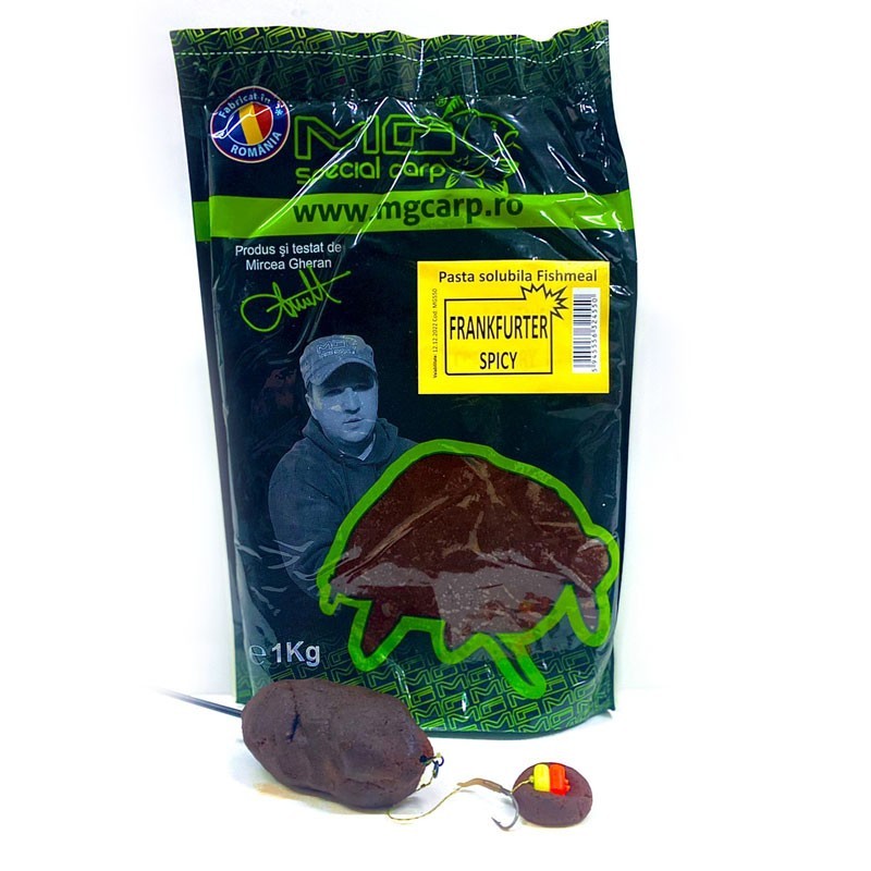 PASTA SOLUBILA MG SPECIAL CARP FISHMEAL FRANKFURTER SPICY 1KG - MG550 PASTA SOLUBILA MG SPECIAL CARP FISHMEAL FRANKFURTER SPICY 1KG - MG550