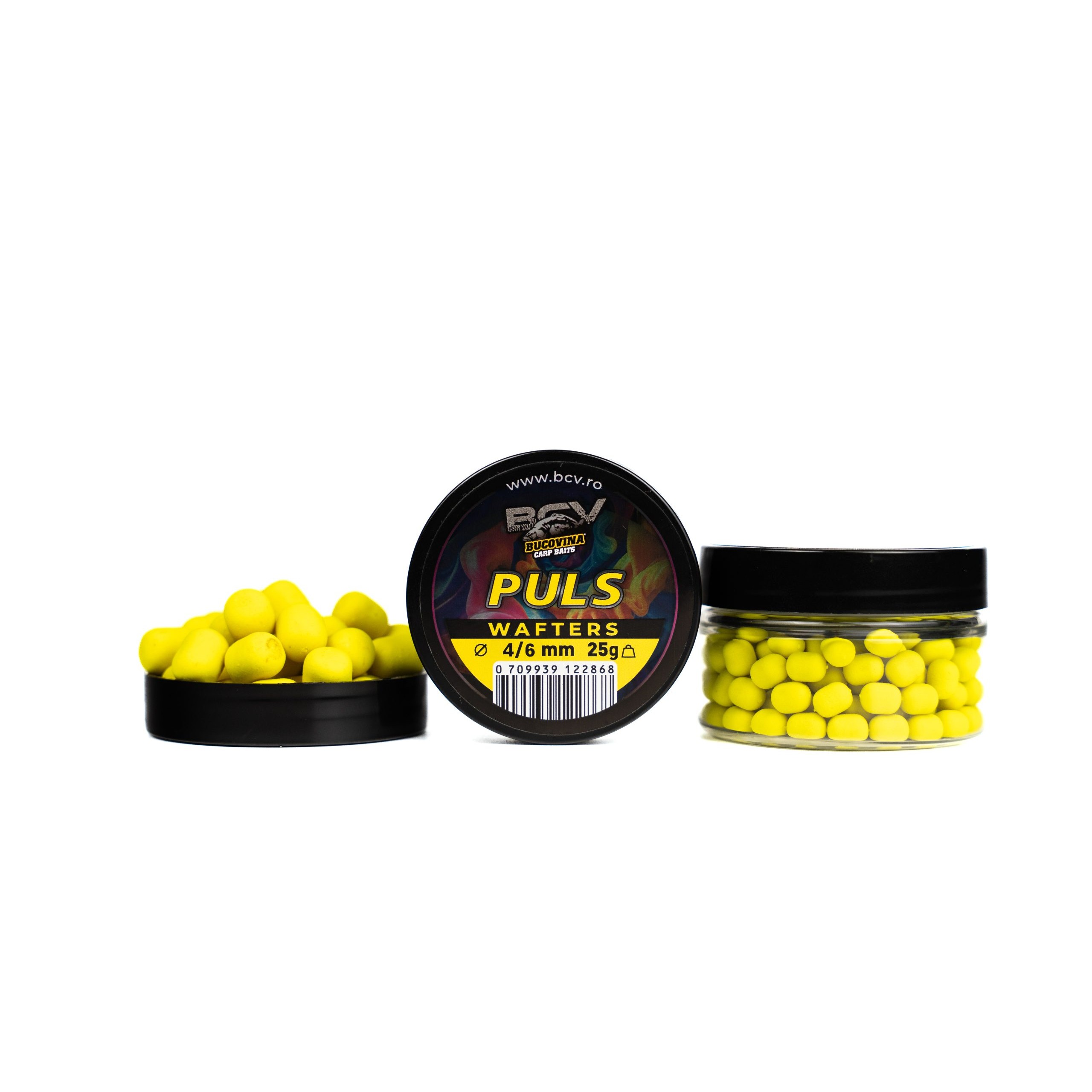 Bucovina PULS Wafters dumbells Galben 25g  4/6mm - BC161