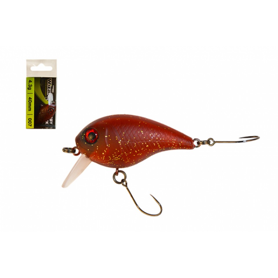 VOBLER WIZARD CHUBBY CRANK 4 cm 4,3 g RED - 82751107 VOBLER WIZARD CHUBBY CRANK 4 cm 4,3 g RED - 82751107