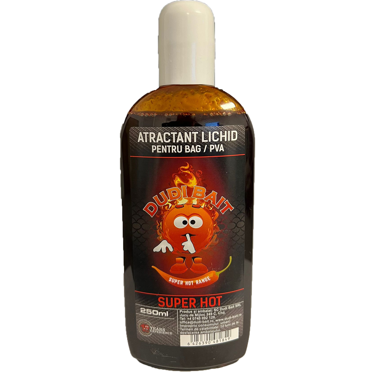 ATRACTANT LICHID DUDI BAIT SUPER HOT PENTRU BAG / PVA 250ML - DUDI00139 ATRACTANT LICHID DUDI BAIT SUPER HOT PENTRU BAG / PVA 250ML - DUDI00139