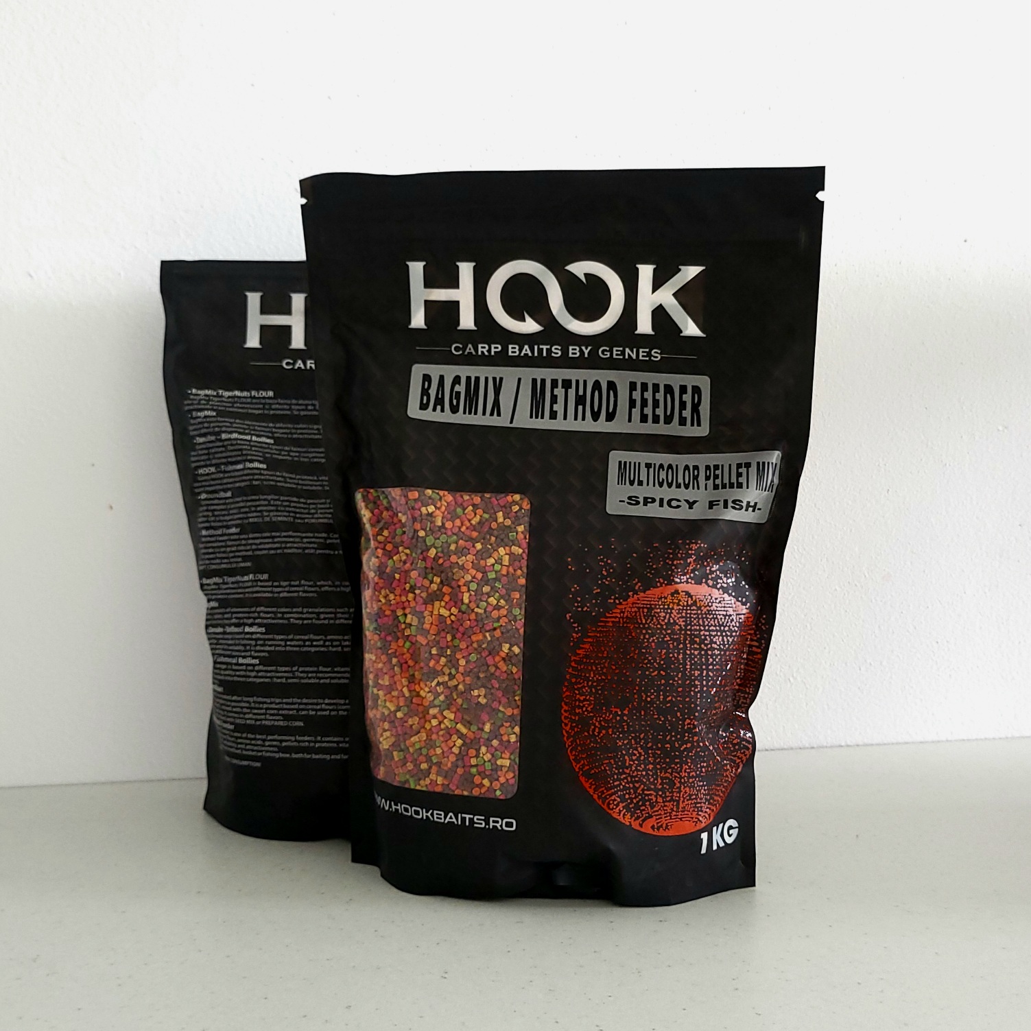 MULTICOLOR PELLET MIX HOOK BAITS - SPICY FISH, 2 MM, 1 KG - H4330
