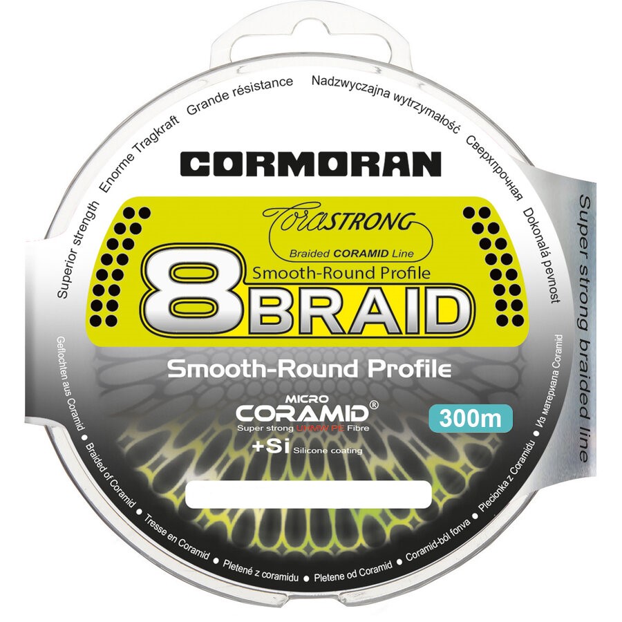 FIR TEXTIL CORMORAN CORASTRONG 8BRAID VERDE 0.20MM/15,1KG/300M - C.32.8030020 FIR TEXTIL CORMORAN CORASTRONG 8BRAID VERDE 0.20MM/15,1KG/300M - C.32.8030020