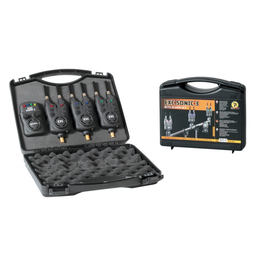 SET AVERTIZORI EXTRA CARP SONIC 3 BAIT ALARM SET 3+1 - EC6655