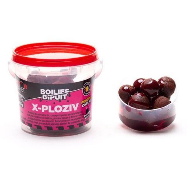 BOILIES SENZOR DIPUIT PENTRU CARLIG X-PLOZIV 16-18mm 100g - SNZ99784 BOILIES SENZOR DIPUIT PENTRU CARLIG X-PLOZIV 16-18mm 100g - SNZ99784