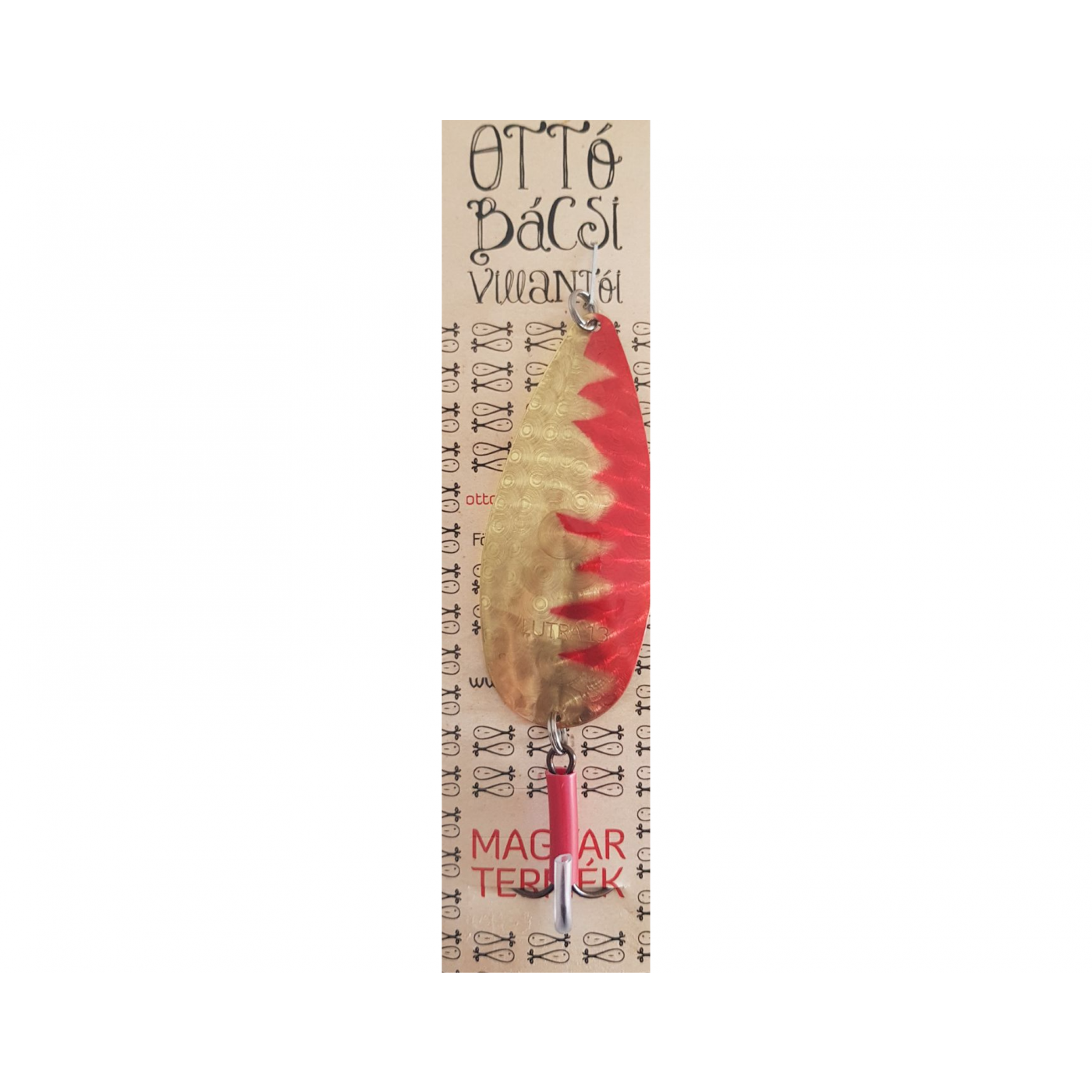 LINGURA OSCILANTA OTTO BACSI LUTRA 7.8CM 13G HALF RED A/G - LU UO00213010 LINGURA OSCILANTA OTTO BACSI LUTRA 7.8CM 13G HALF RED A/G - LU UO00213010