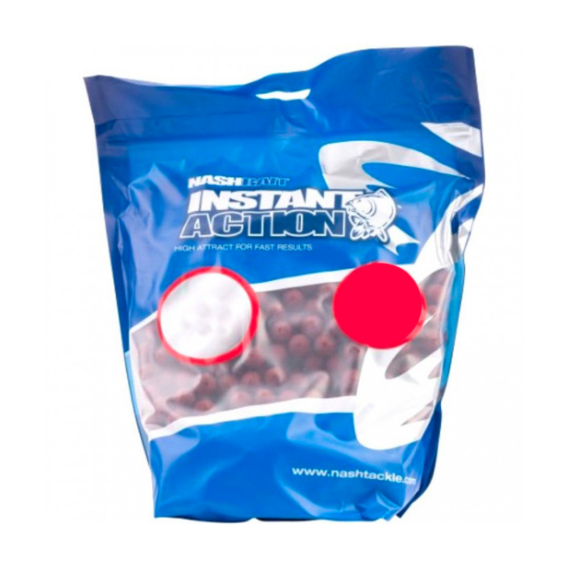 Boiles Nash Instant Action Hot Tuna Boilies 1 kg 18 mm - B3284 Boiles Nash Instant Action Hot Tuna Boilies 1 kg 18 mm - B3284