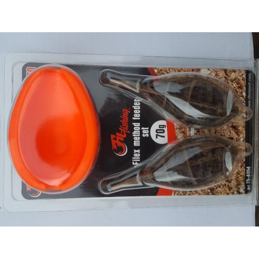 FILFISHING METHOD FEEDER SET 2 X 70 GR + MATRITA DIN SILICON - FIL4354