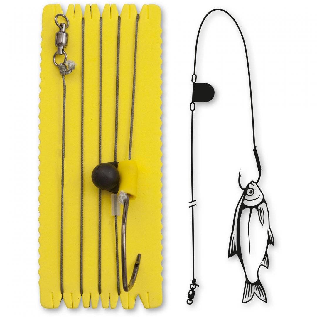 Rig Somn Black Cat 10/0 Single Hook Rig With Rattle XL - 704224336115 Rig Somn Black Cat 10/0 Single Hook Rig With Rattle XL - 704224336115