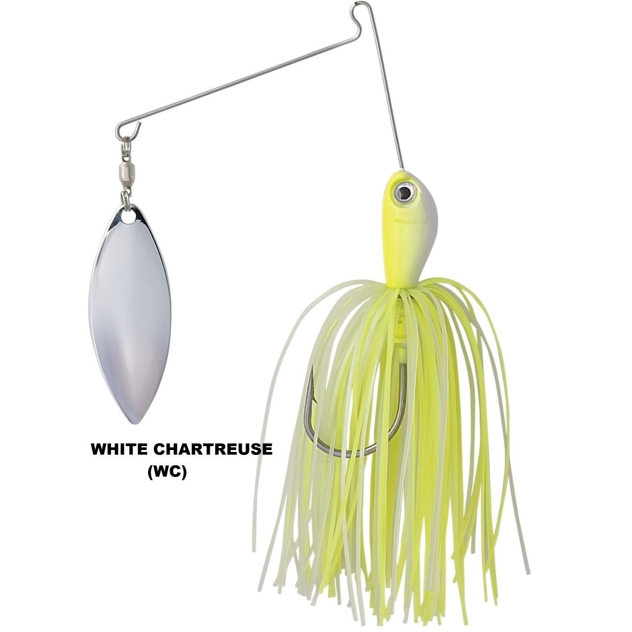 SPINNERBAIT RAPTURE SNIPER DOUBLE BLADE, WHITE CHARTREUSE, 14G - 188-21-202