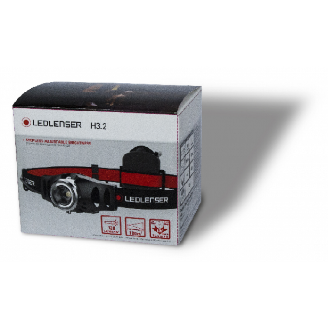 LANTERNA CAP LED LENSER H3.2 120LM/3XAAA - A8.Z500767