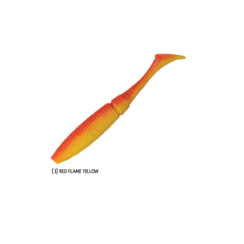 SHAD RAPTURE POWER SHAD DUAL RED FLAME YELLOW 7.5CM - 188-00-911