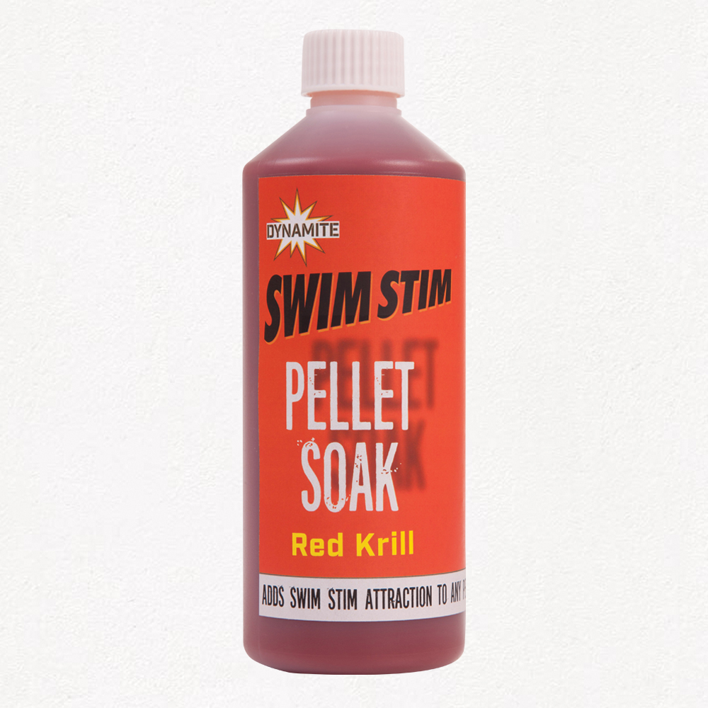 Lichid Atractant Dynamite Baits Swim Stim Pellet Soak, Red Krill, 500ml - DY1422